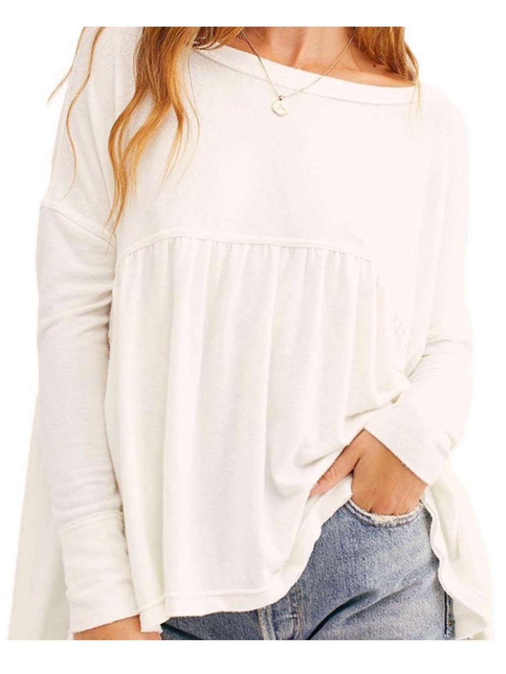 Free People Forever Your Girl Long Sleeve Top